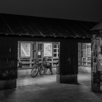 Wartehäuschen für die Fährpassagiere.